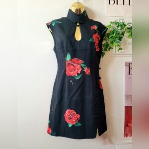 NWT Sau Lee Raya Dress (BLACK MULTI)